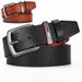 VOOTHOST Men's Alloy Pin Buckle Casual Jeans Belt Male All-match Leather Formal Business Designer Waistband VB239_voghion.com
