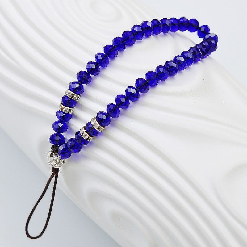 Cinturino per telefono universale Moda perline di cristallo Bling Cinturino per cordino da polso per telefoni iPhone X Portachiavi GoPro per fotocamera Samsung_voghion.com