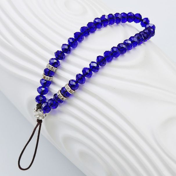 Cinturino per telefono universale Moda perline di cristallo Bling Cinturino per cordino da polso per telefoni iPhone X Portachiavi GoPro per fotocamera Samsung_voghion.com