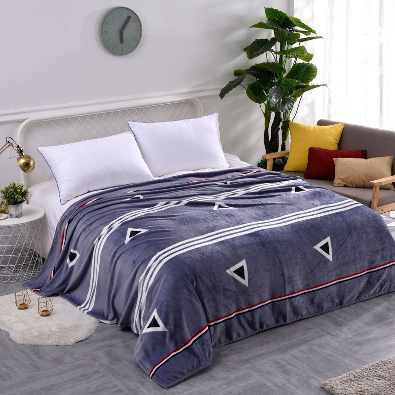 Soft Touch Microfiber Blanket Thick Cover Blanket Sofa Blanket Flannel Blanket_voghion.com