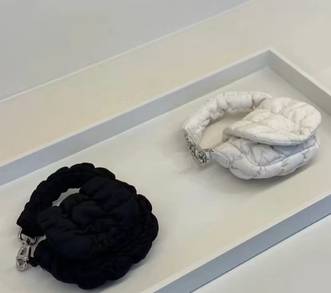 COS Cloud 24 Neue Plissee Micro Münzbörse Nano Anhänger Clutch Handtasche Dekorative Tasche Xiao Yingshuo_voghion.com