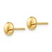 14k Polished Button Post Ear_voghion.com
