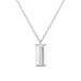 S999 Pure Solid Silver Small Square Brick Necklace For Women, Niche Design Sense, Ins Style, Elegant And Unique_voghion.com