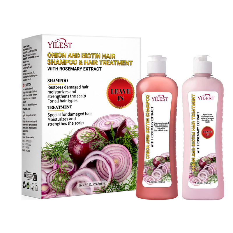 Haarshampoo für schnelles Haarwachstum, Rosmarin-Zwiebel-Shampoo für Haarwachstum, gegen Haarausfall, wirksam innerhalb von 7 Tagen, Haarwachstumsprodukt_voghion.com