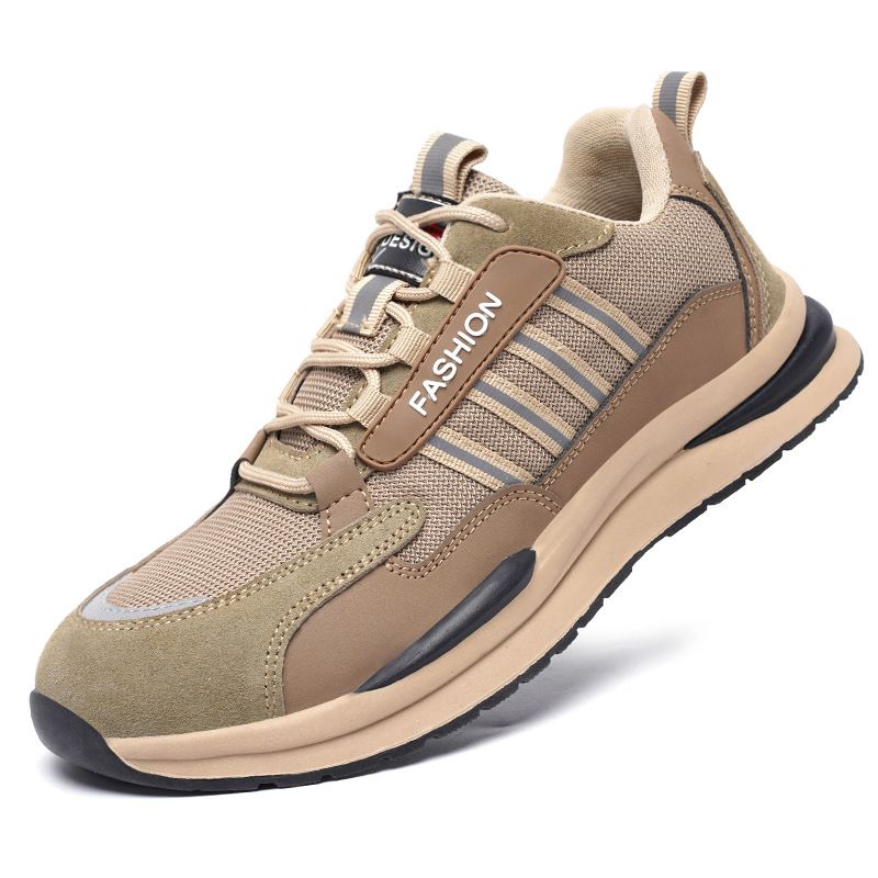 Nouvelles chaussures de protection du travail en acier Baotou anti-écrasement anti-crevaison mode confortable léger résistant à l'usure chaussures de protection de sécurité_voghion.com