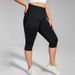 Women's yoga tummy control three-quarter length pants, sweat-provoking pants, butt lifting three-quarter pants_voghion.com
