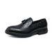 Unbeatable Quality Buine Tael Hoe, Men' Fahionable Thick Oled Crocodile Patterned Loafer, Korean Verion Office Leg Leather_voghion.com