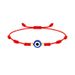 Zapestnica iz rdeče vrvi s 7 vozli, ženska Evil hamsa dlan, zapestnica z obeskom Evil devil's eye_voghion.com