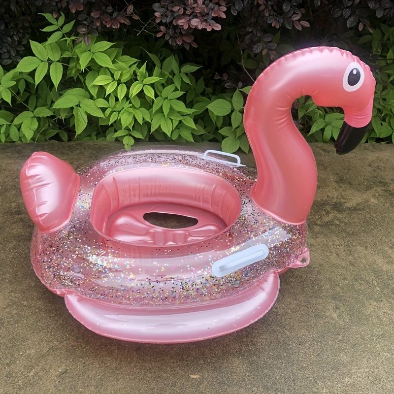 1 gab Flamingo sequin peldēšanas gredzens — lieliski piemērots izklaidei un atpūtai brīvā dabā_voghion.com