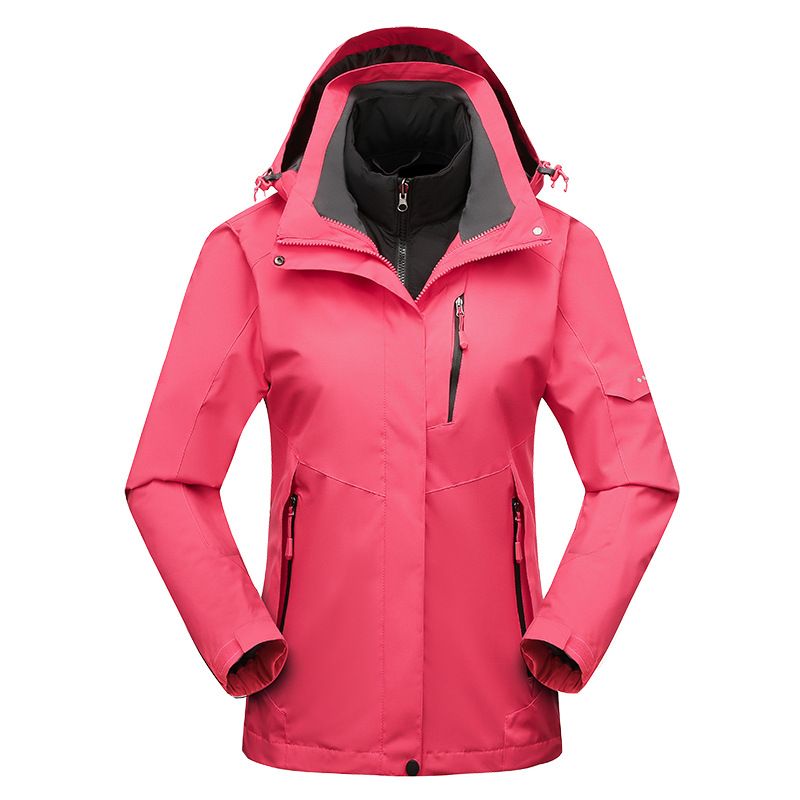Autumn and winter assault suit two-piece set, three in one detachable unisex sports warm mountaineering hooded jacket,_voghion.com