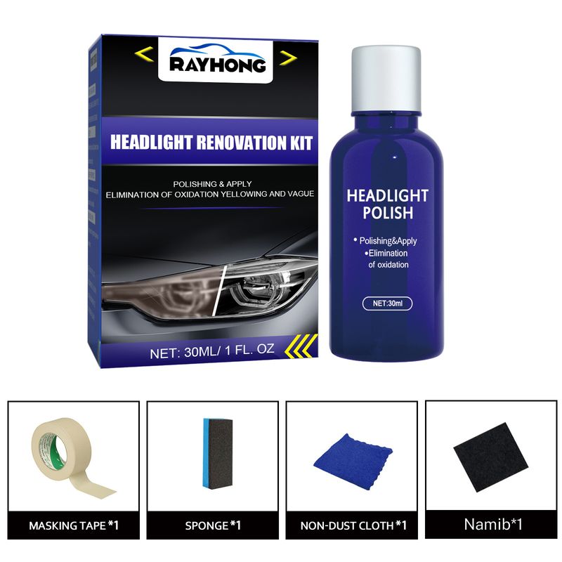 Car light repair liquid car light plating crystal reconditioning agent Car headlight scratch yellow coating repair_voghion.com