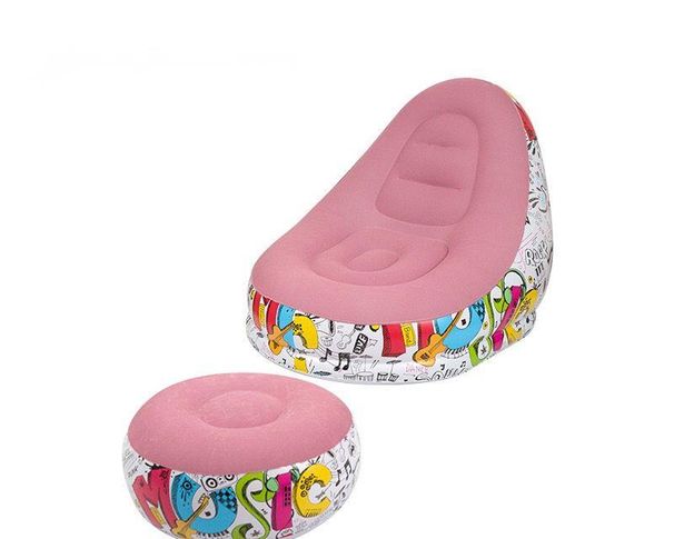 Outdoor Air Seat Cushion Foldable Portable Lazy Inflatable Sofa Reclining_voghion.com