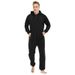 Underwear & Sleepwears Men's Heavyweight Fleece Jumpsuit - Cozy One-Piece Loungewear & Sleepwear For Home Comfort (Green, Black, Royal Blue, S-XXL)_voghion.com