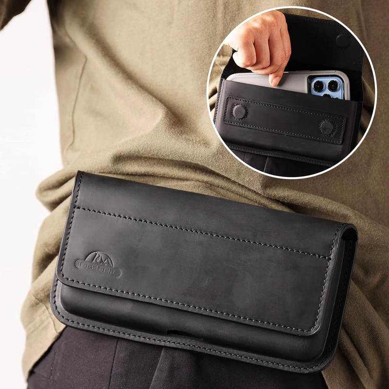 Topstache case, flip belt clip, Samsung S23 S22, large phone bag suitable for iPhone 14 13 Pro, universal smartphone_voghion.com