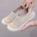 Women's Summer New Versatile Casual Soft Sole Comfortable Mom Slip-On Shoes_voghion.com