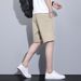 Unbeatable Quality Summer New Cotton Ice Silk Shorts For Boys, Casual, Loose, Versatile, Five Quarter Length Shorts, Thin, Pure White_voghion.com