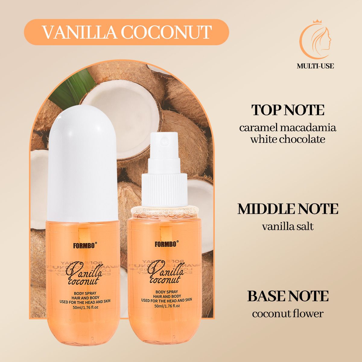 FORMBO Tělový sprej s dlouhotrvající vůní, pánský parfém z Blízkého východu_voghion.com