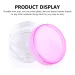 100 stücke 3g/5g Runde Mini Leere Kunststoff Kosmetische Make-Up Jar Töpfe Transparente Probe Flaschen Lidschatten Creme lip Balm Container_voghion.com