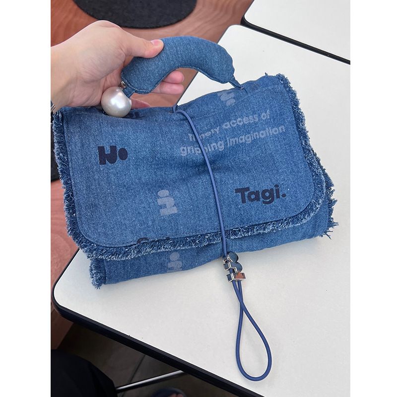 Tagi.Hadou Chicken Rolls Aufbewahrung, süße Make-up-Tasche, tragbare Handtasche mit großer Kapazität_voghion.com