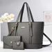 New three piece bucket bag macaron patchwork handbag high value cross border versatile shoulder bag trendy messenger bag_voghion.com