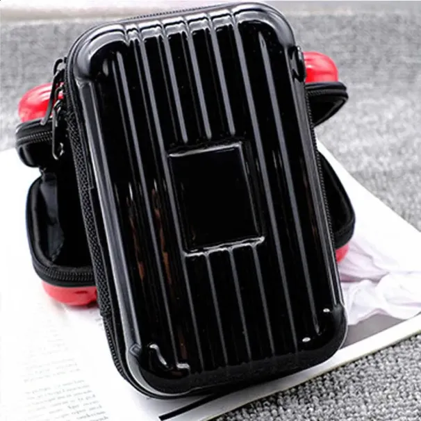 New Bags Simple And Lightweight Lage Unisex Fashion Hard Shell Shoulder Bag Zipper Solid Color Womens Messenger_voghion.com