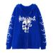 Gothic Y2K Unisex Hoodie met schedelprint - Oversized streetwear sweatshirt met rits voor mannen en vrouwen - Donkere esthetische trui (zwart, wit, grijs)_voghion.com