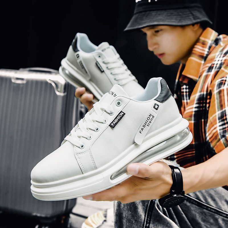 Heren Lente nieuwe kleine witte luchtkussen heren Street trend dagelijkse casual studentenskateboardschoenen_voghion.com
