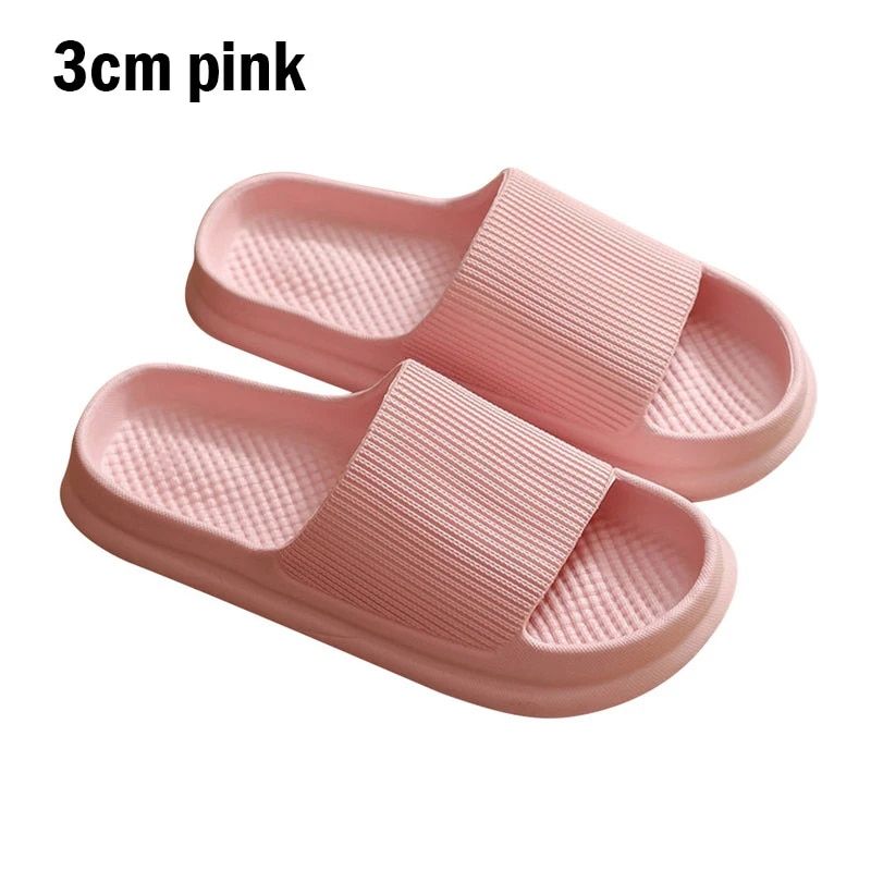 Antislip badslippers dames heren EVA comfortabele cloud slides zomer effen kleur huisschoenen casual platform flip_voghion.com
