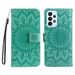 Aranyos Datura Flip Case Etui Samsung Galaxy A03 A13 Lite A12 A23 A33 A52 A52S A53 A73 S21 S20 FE S22 5G Card Wallet Co._voghion.com