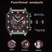 Men's Waterproof Quartz Watch With Multifunction Calendar, Luminous Hands, Skeleton Dial, And Leather Strap – Stylish And Durable For Everyday Wear_voghion.com