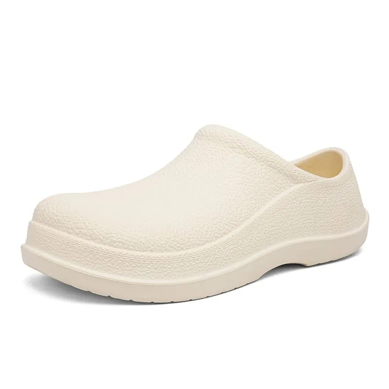 Chaussures de restaurant de service alimentaire pour hommes, chef antidérapant résistant à l'huile pour chaussures de travail de cuisine_voghion.com