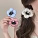 Flower Puff Summer Halbgebundene kleine Haarspange Damen 2024 Neue High-End-Haarspange Hinterkopf Kopfbedeckung_voghion.com