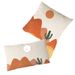 2023 new super soft short plush abstract landscape Sunrise printing pillow waist pillowcase sofa cushion cover_voghion.com