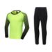 Ensemble maillot et pantalon de gardien de but unisexe - Kit d'entraînement de football en polyester respirant pour adultes et jeunes (plusieurs couleurs et tailles)_voghion.com