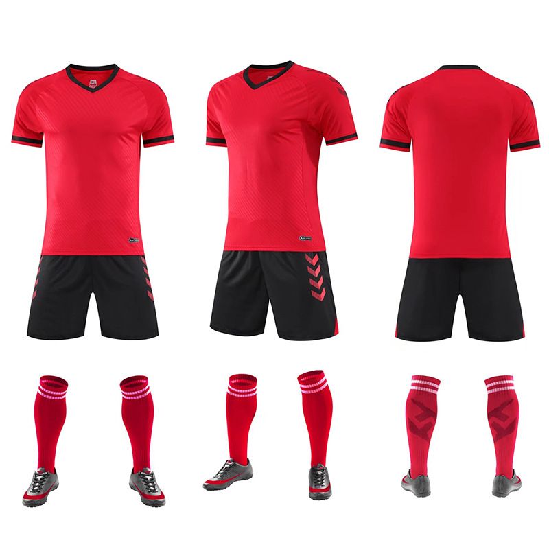 Vīriešu apģērbs treniņu un sacensību komandu formas tērpi, logotipa apdruka, numuru pielāgošana, futbola formas tērpi, pieaugušo un bērnu krekli_voghion.com