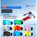 Lunettes de ski antibuée à double couche magnétiques et à cylindre rabattable avec protection UV et clips pour lunettes de vue_voghion.com