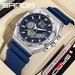 SANDA Style Digital Men Watches Dual Display Three Time Waterproof Shock Sports Watch Military Countdown Male LED Quartz Clock_voghion.com