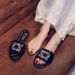 Slippers Women Wearing On The Internet, Super Popular, Flat Bottomed 2024 New Versatile Fashion, Soft Soles For Summer_voghion.com