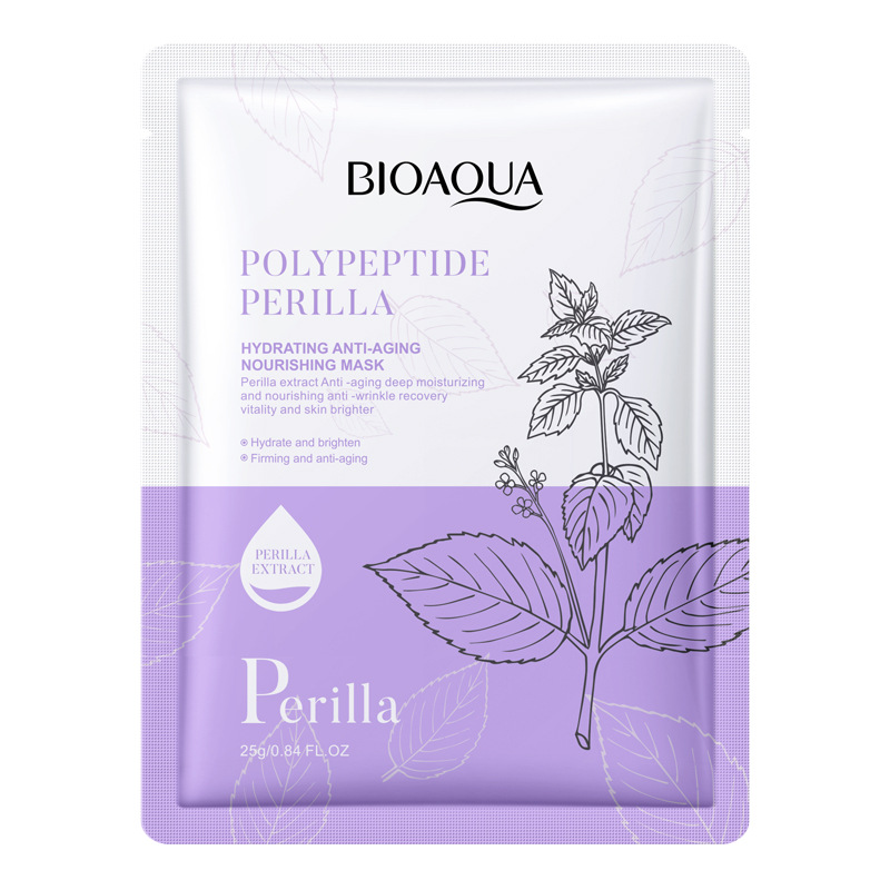[] BIOAOUA Polypeptide Perilla Moisturizing and Nutrition facial mask_voghion.com