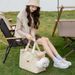 Fashion Cat Outdoor Lare Capacity Breathable Sinle Shoulder Handheld Canvas Lihtweiht Soft Crossbody Portable Pet_voghion.com