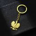 Portachiavi con stemma dell'aquila polacca - Accessorio decorativo in acciaio al titanio in stile nazionale retrò per uomini e donne_voghion.com