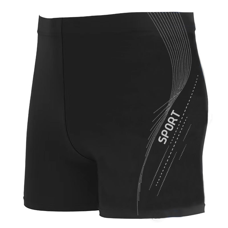 Swimming trunks prevent awkwardness, flat angle beach quick drying men's hot spring pants, new loose fitting swimming trunks_voghion.com