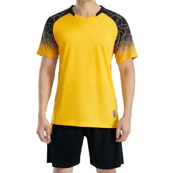 Set für Männer Fußball-Trainingsanzug Jersey Kit Schnelltrocknend Atmungsaktiv Mann Kinder Team Training Fußball UniformW241020_voghion.com