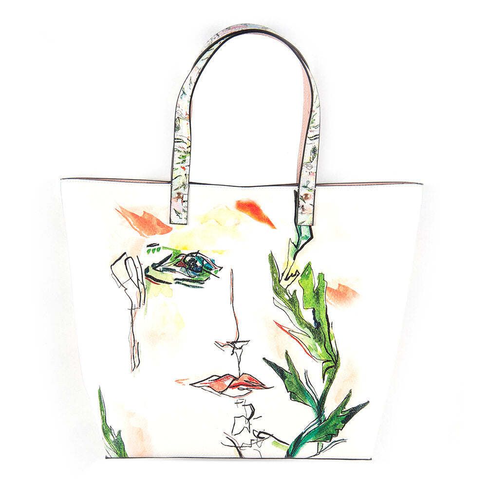 Biggdesign Faces Leather Shoulder Bag_voghion.com