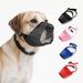 Anti-Bite Anti-Eating Muzzle Large Can Drink Water Pet Bark Stopper Adjustable Dog Mask_voghion.com