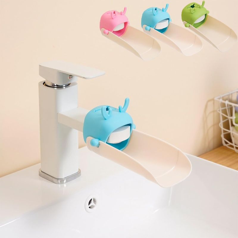 3-Pack Faucet Extenders - PandaEar Design | Toddler Sink Spout | Hand Washing_voghion.com