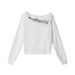 Women's Off-Shoulder Mohair Sweater Winter Knit Top Soft Cropped Pullover With Letter Embroidery_voghion.com