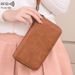 RFID Blocking Travel Wallet With Zipper - Slim Passport Holder Multi-Functional Credit Card Organizer, Waterproof & Anti-Theft Document Pouch_voghion.com