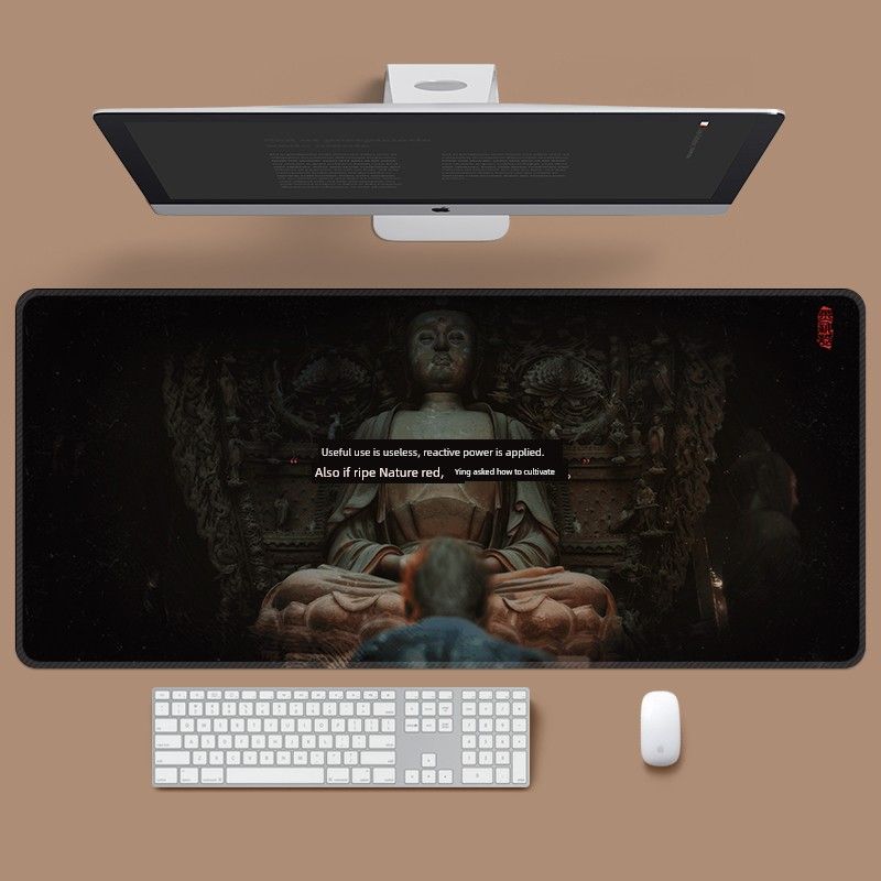 Black Myth Wukong Game Oversized Mouse Pad E-Sports Table Mat Keyboard Computer Office Lock Edge Boys Fine Rice Noodles_voghion.com