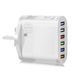6 Multi-Port Schnelllade-USB-Hub Netz-Wandladegerät UK-Steckeradapter Telefone_voghion.com